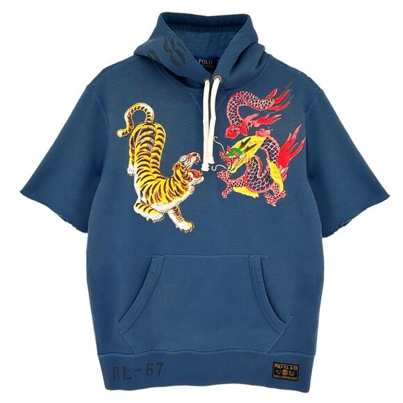POLO RALPH LAUREN Fleece Graphic Hoodie S - Picture 2 of 11